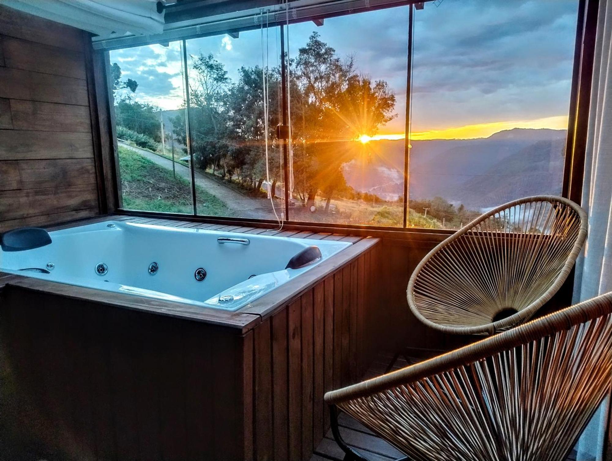 Cabana Com Banheira Na Colina Nova Petropolis Exterior photo